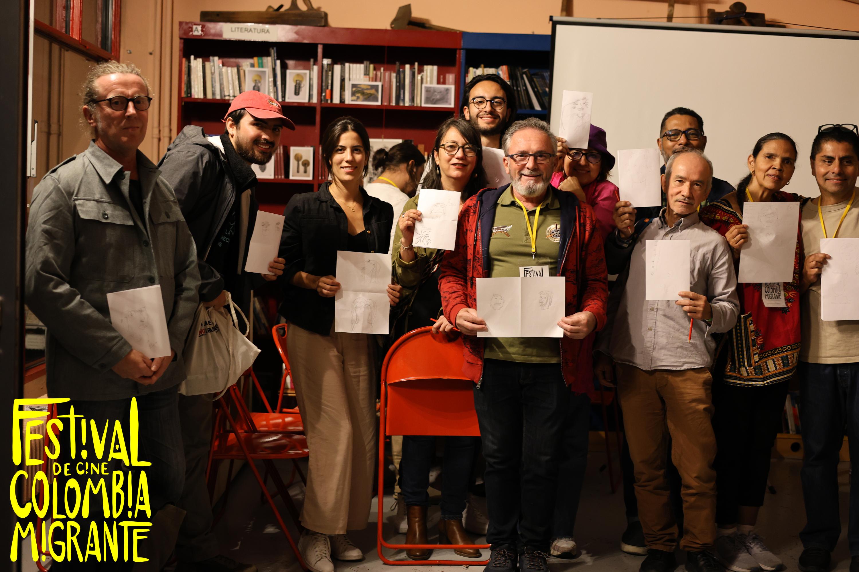 Groupe en atelier lors de l’édition 2023